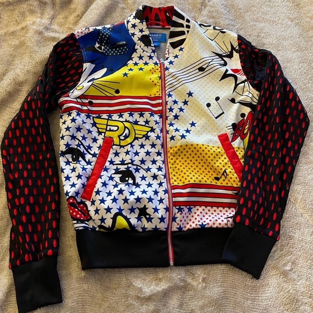 Adidas Rita Ora Multicolor Star Graphic Jacket